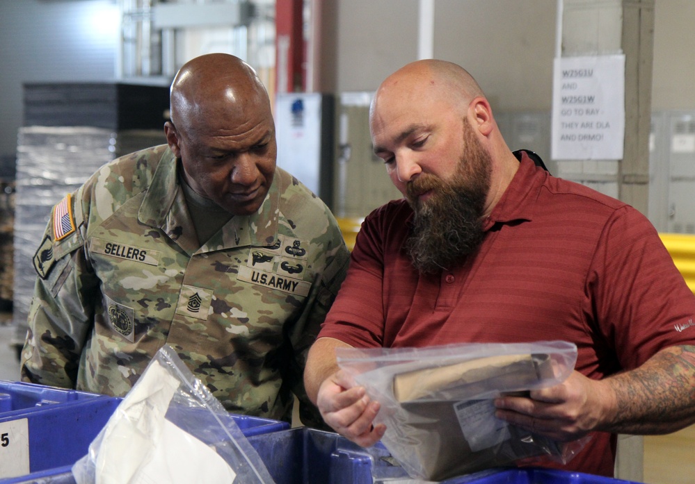 AMC senior enlisted advisor visits Sierra Army Depot