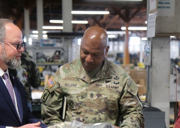 AMC senior enlisted advisor visits Sierra Army Depot