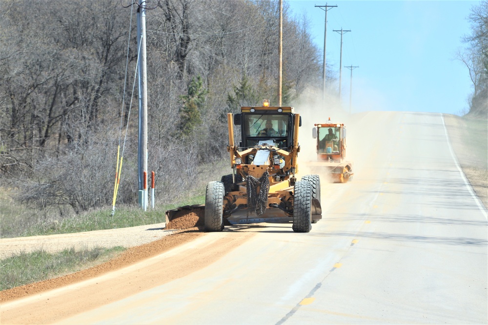 Fort McCoy roads and grounds maintenance