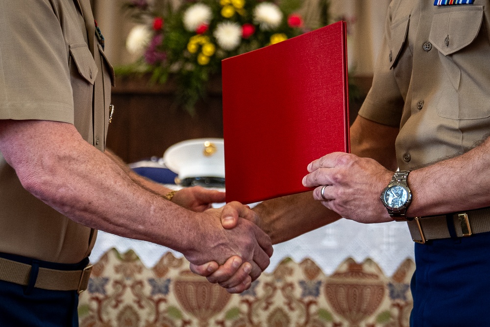 Former Detachment Commander Master Sgt. CJ Retirement Ceremony