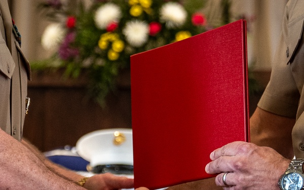 Former Detachment Commander Master Sgt. CJ Retirement Ceremony