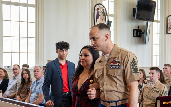 Former Detachment Commander Master Sgt. CJ Retirement Ceremony