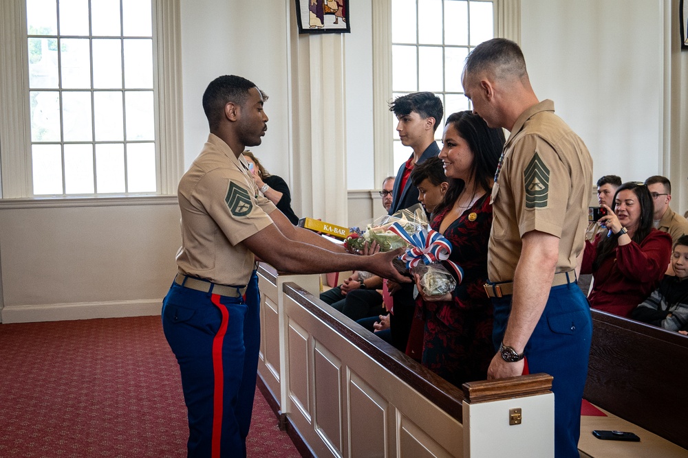 Former Detachment Commander Master Sgt. CJ Retirement Ceremony