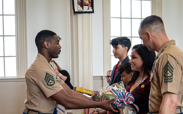 Former Detachment Commander Master Sgt. CJ Retirement Ceremony
