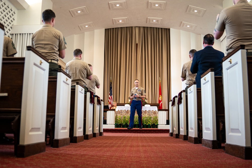 Former Detachment Commander Master Sgt. CJ Retirement Ceremony