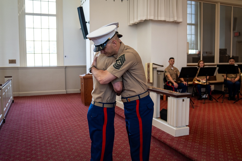 Former Detachment Commander Master Sgt. CJ Retirement Ceremony