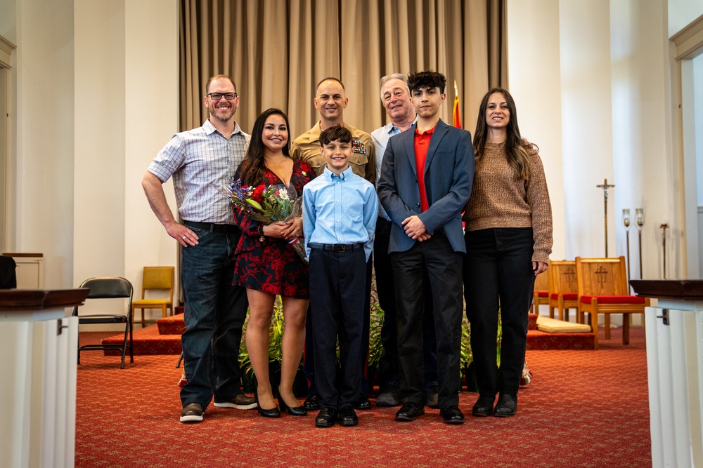 Former Detachment Commander Master Sgt. CJ Retirement Ceremony