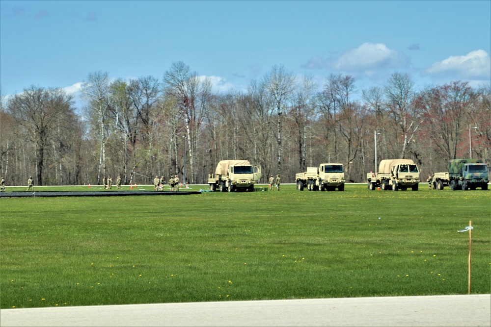 April 2024 training operations at Fort McCoy