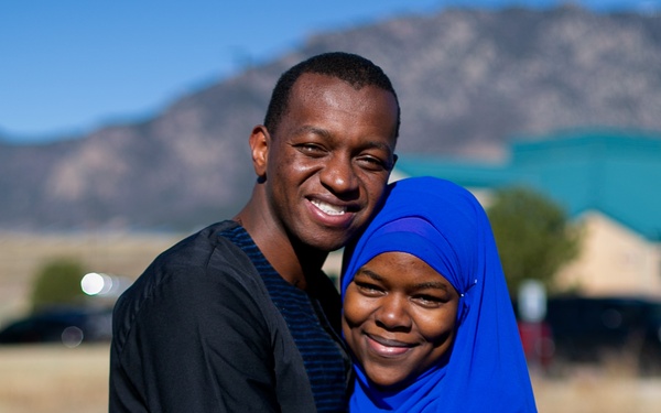 10th SFG(A) Soldier embraces his wife