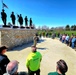 Installation workforce members visit Fort McCoy Commemorative Area during commander's quarterly town hall meeting