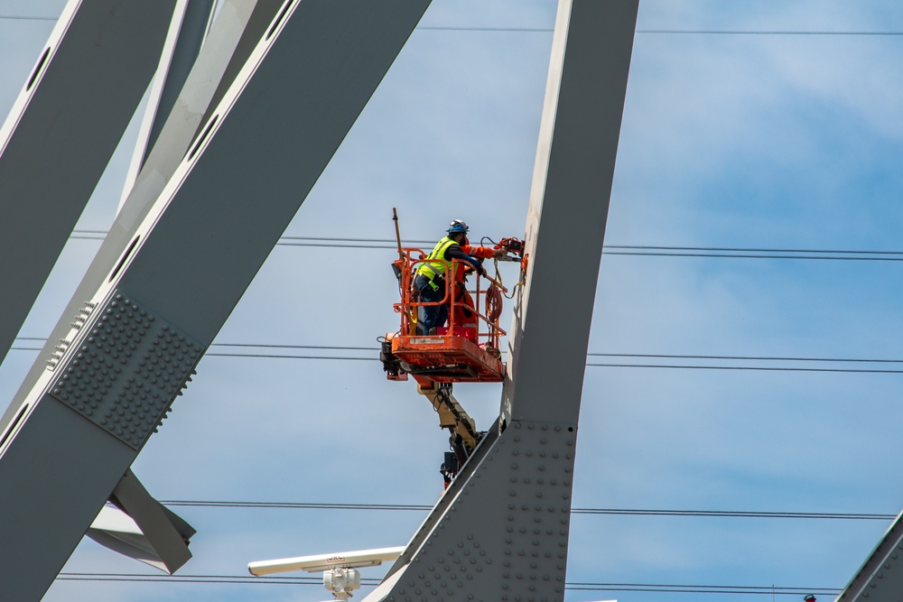 Salvage crews continue to remove wreckage from the Francis Scott Key Bridge Salvage crews continue to remove wreckage from the Francis Scott Key Bridge