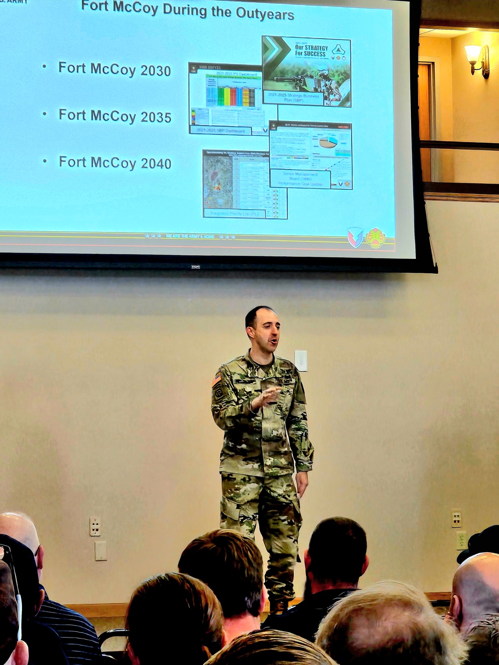 Fort McCoy Garrison leadership holds second town hall meeting for workforce members for 2024