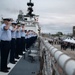 The Coast Guard Cutter James (WMSL 754) arrives in Buenos Aires