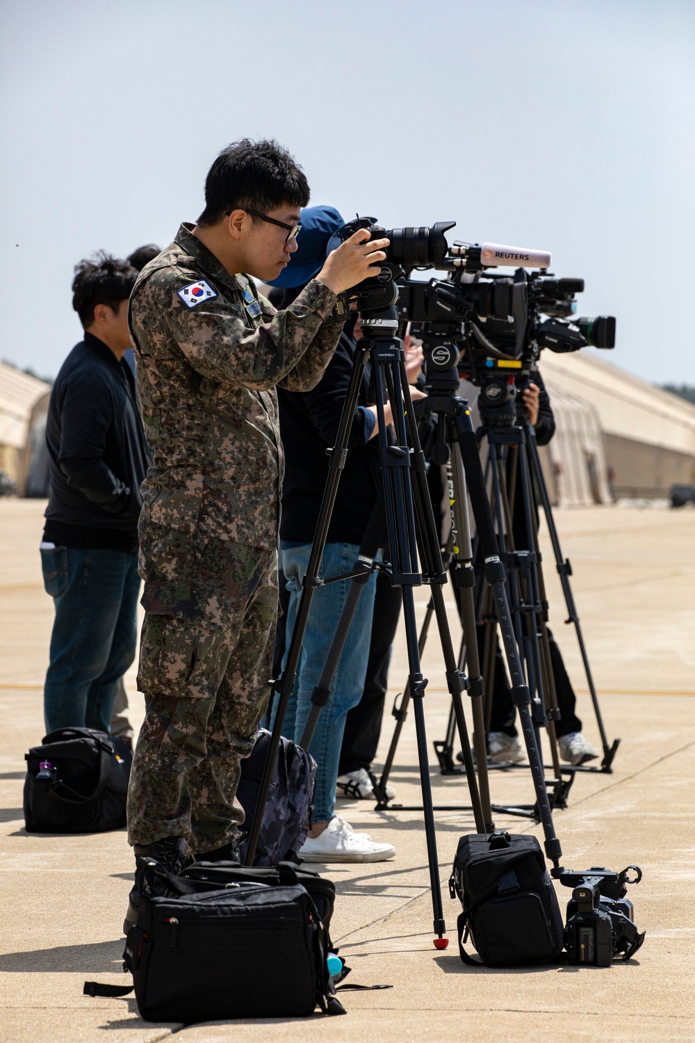 USMC, USAF, and ROKAF aircraft takeover Media Day