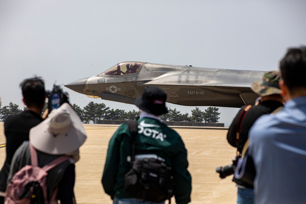 USMC, USAF, and ROKAF aircraft takeover Media Day