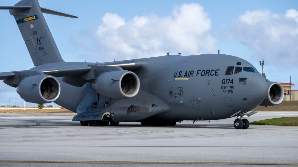 Homeward bound: 3rd AEW departs Andersen AFB for JBER following AR 24-1