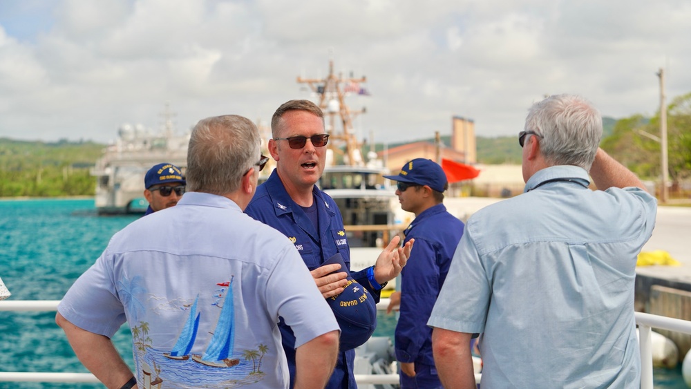 U.S. Coast Guard hosts congressional delegation in Guam 