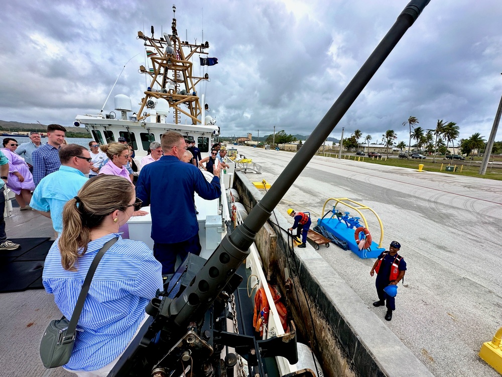 U.S. Coast Guard hosts congressional delegation in Guam 