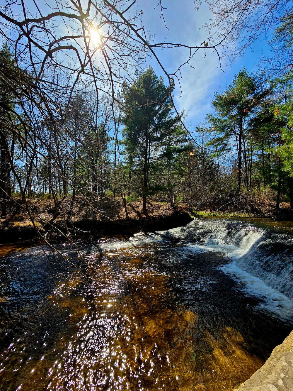 Fort McCoy’s Trout Falls in Pine View Recreation Area