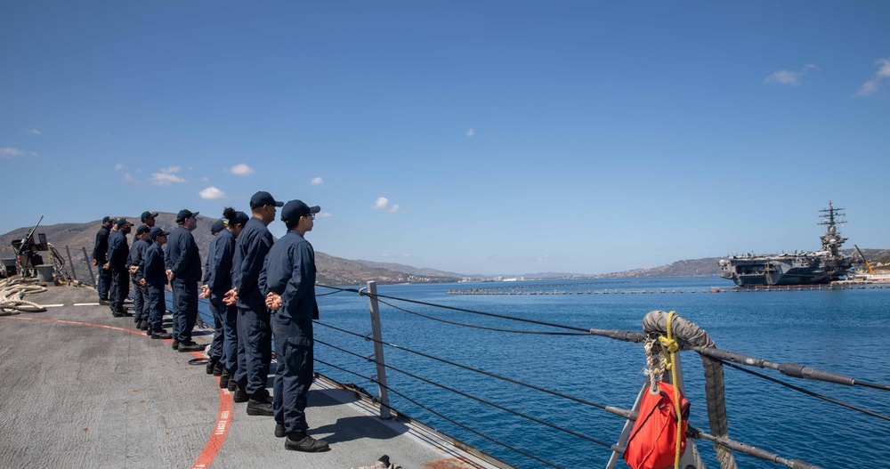 USS Gravely Arrives in Souda Bay, Crete