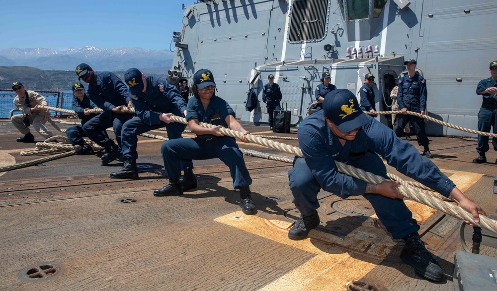 DVIDS - Images - USS Gravely Arrives in Souda Bay, Crete [Image 7 of 7]