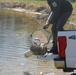 USFWS stocks more than 15,000 rainbow trout in Fort McCoy’s waterways for 2024 fishing season