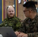 U.S. Marines and Canadian Soldiers plan to defend against cyber attacks