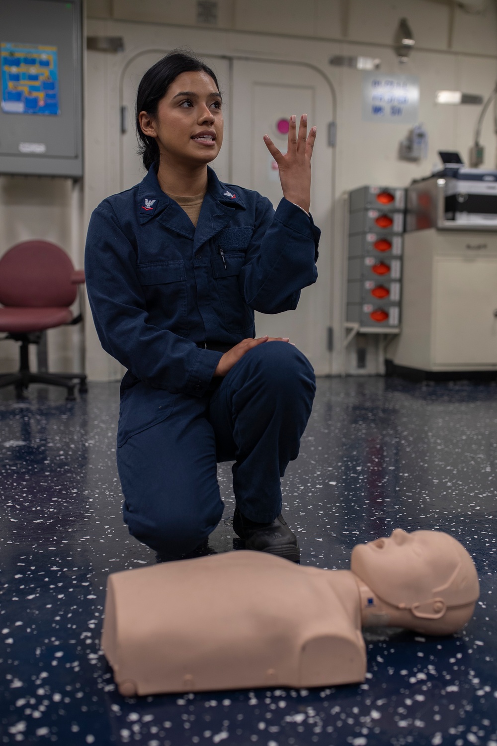 USS Tripoli CPR Training