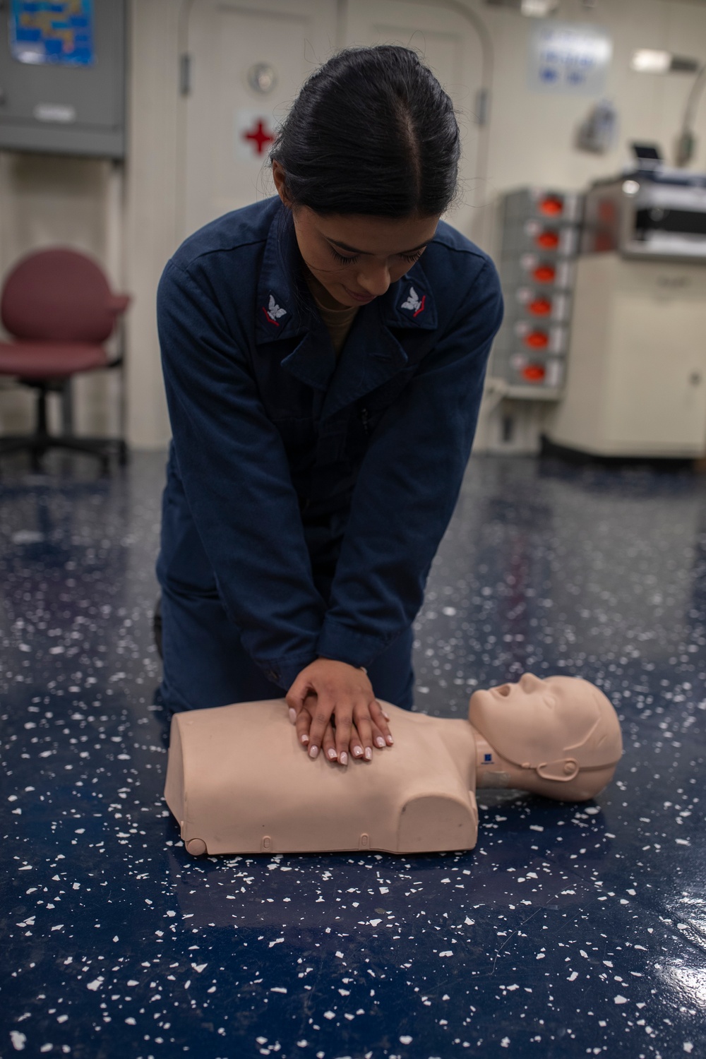 USS Tripoli CPR Training