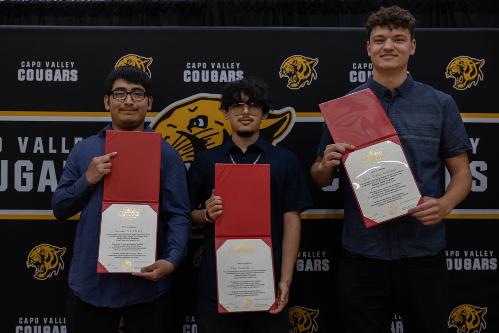 Marines Awards at Capistrano Valley High