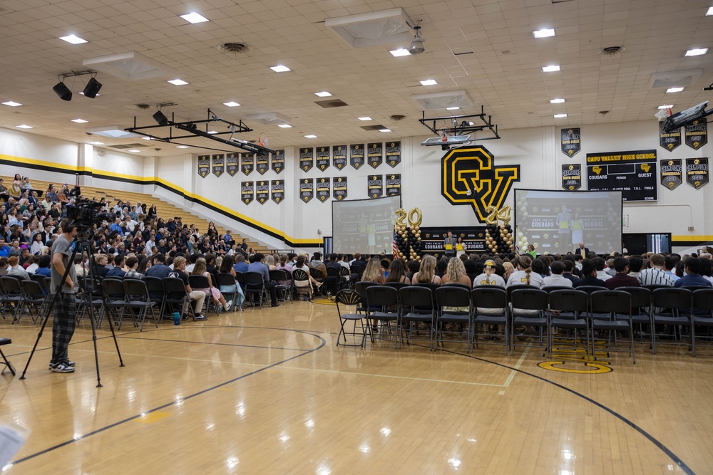 Marines Awards at Capistrano Valley High