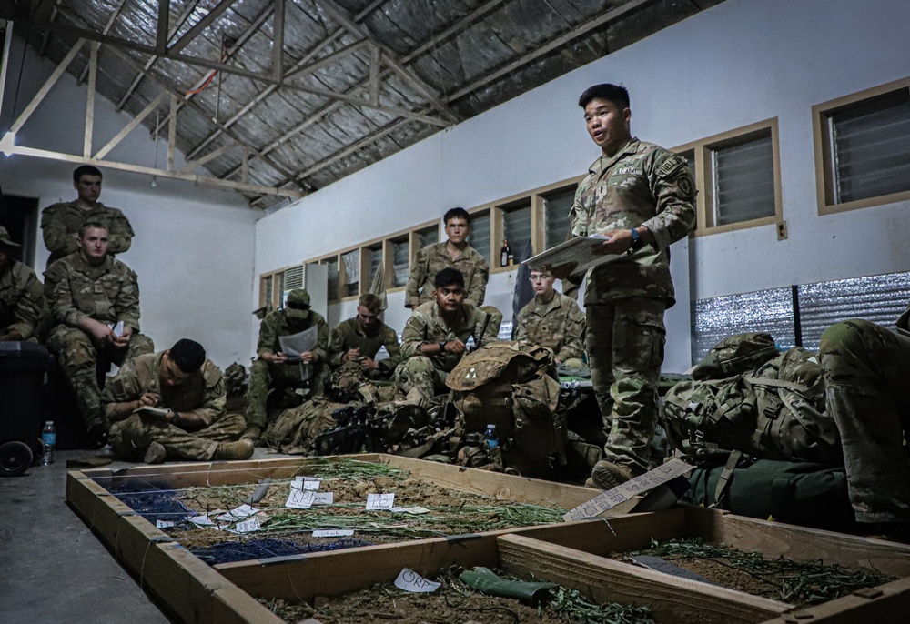 Balikatan 24: 2nd Battalion, 27th Infantry conducts mission briefs with 1st Battalion, The Royal Australian Regiment