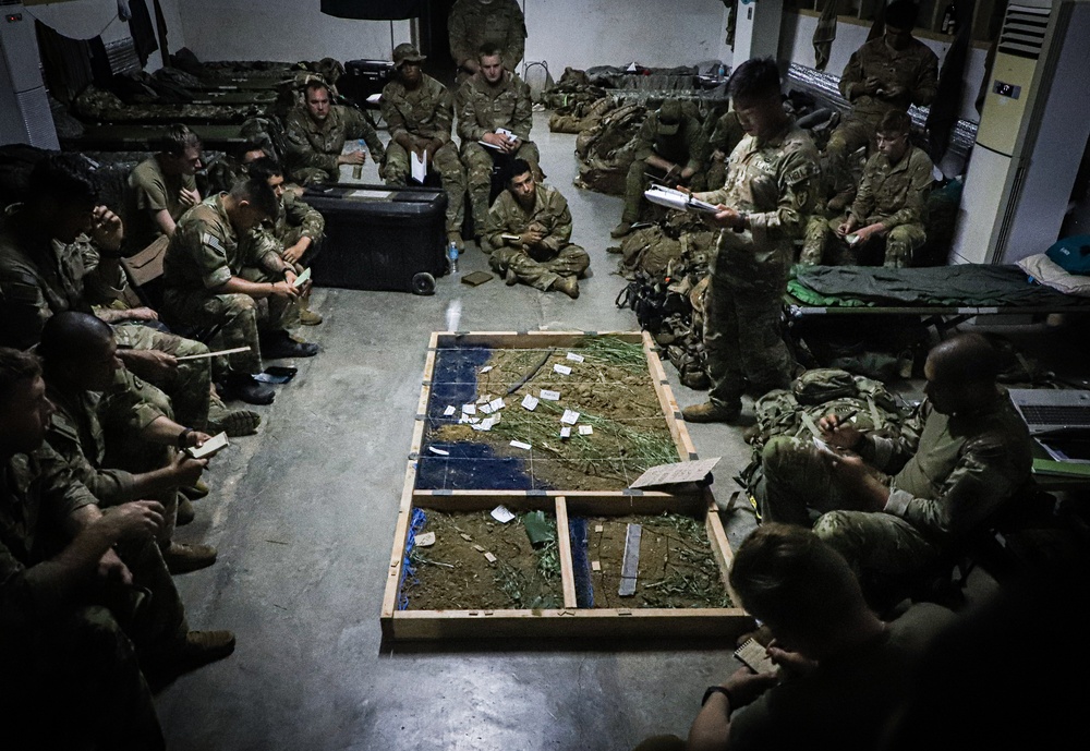Balikatan 24: 2nd Battalion, 27th Infantry conducts mission briefs with 1st Battalion, The Royal Australian Regiment