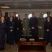 Italian Navy Rear Adm. Alberto Tarabotto Visits the USS Dwight D. Eisenhower in the Mediterranean Sea