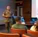 MARFORCOM Commander Briefs Students from the Marine Corps University Command and Staff College