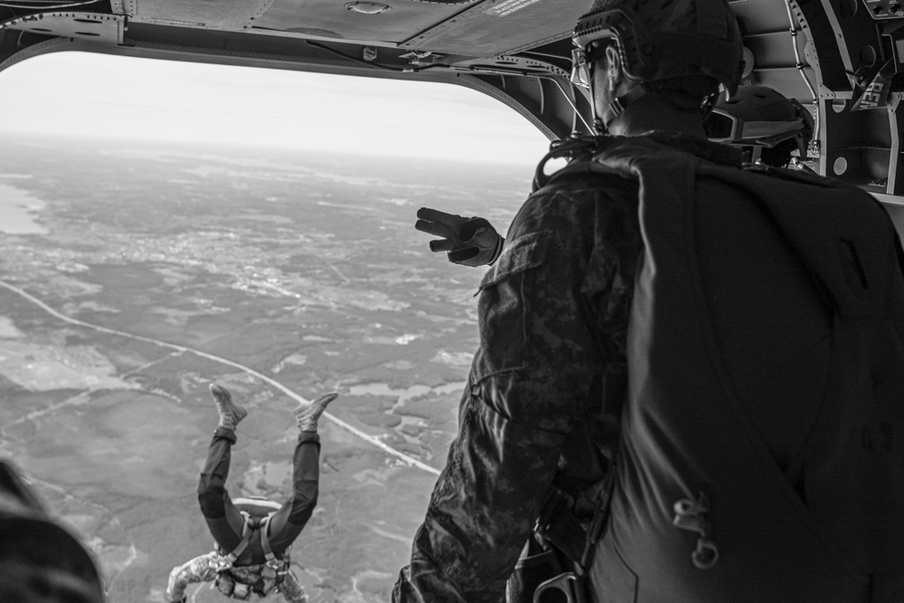 10th SFG (A) Green Berets execute MFF jump during Swift Response 24