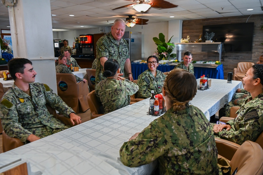MCPON James Honea visits Joint Base Pearl Harbor-Hickam