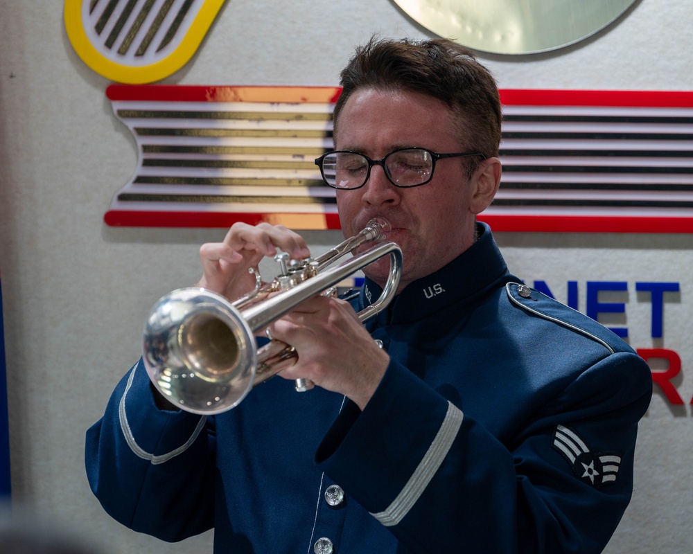 PACAF-Asia Band takes the stage with Mongolian students
