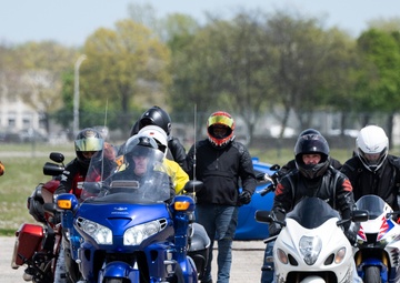 Wright-Patt bikers get together to learn and ride.