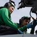 HSC 26 Sailors Conduct Maintenance on an MH-60s Seahawk aboard the USS Bataan