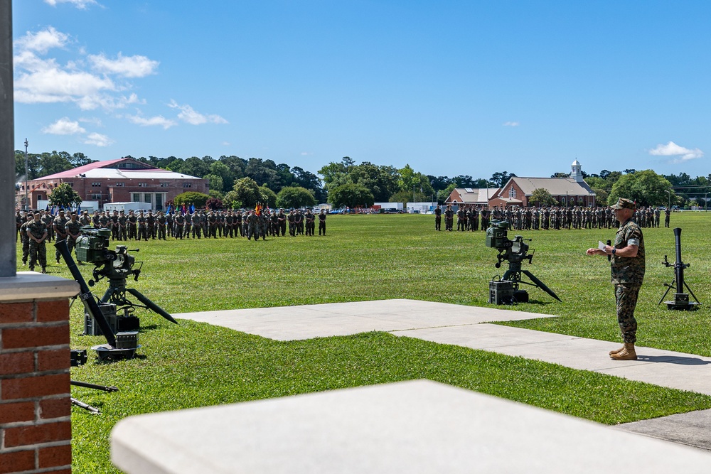 Battalion Landing Team 1/6 Change of Command Ceremony