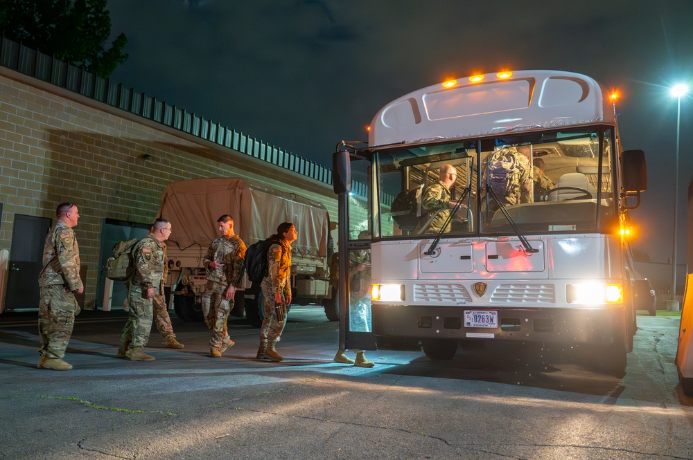 27th Infantry Brigade Combat Team Soldiers head Overseas for Exercise African Lion 2024