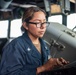 Sailor Logs Deck Entries Aboard USS William P. Lawrence