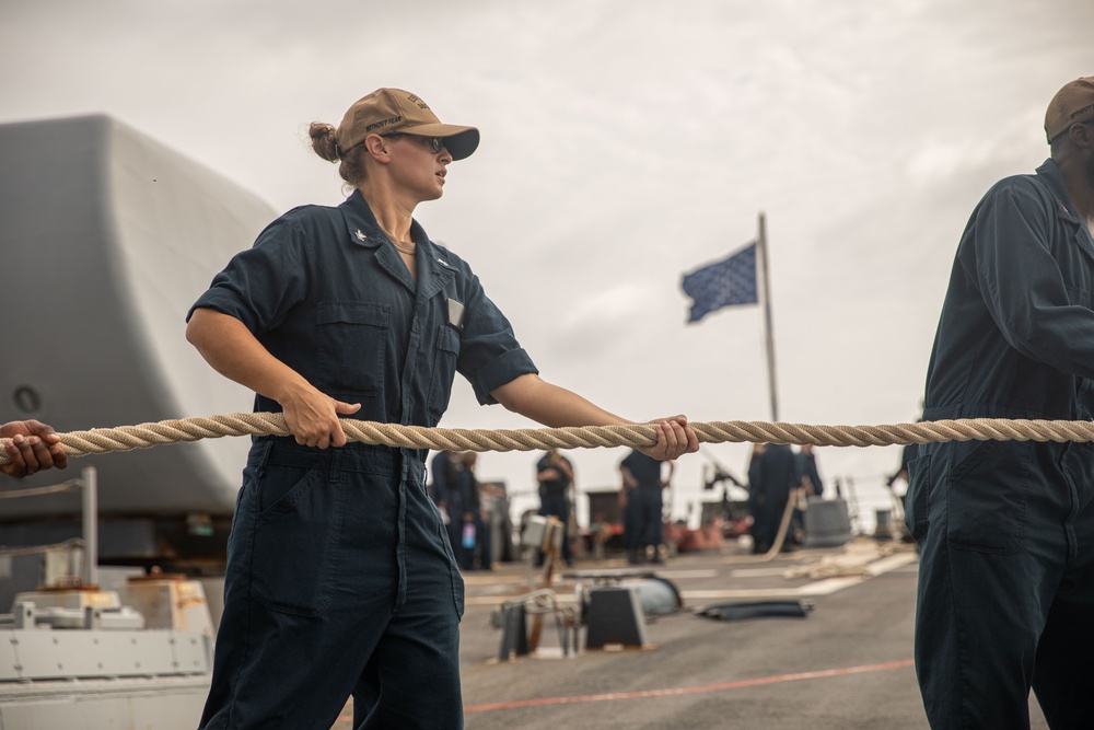 USS Laboon (DDG 58) Conducts Sea and Anchor