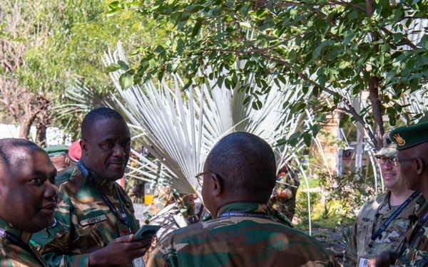 African Land Forces Summit hosts plenary session about environmental effects on regional security