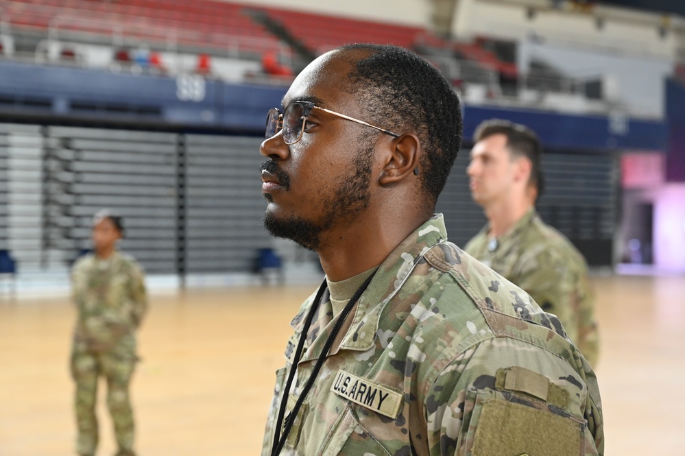 Col. Brian R. Deaton presented the Order of Saint Michael-Airborne