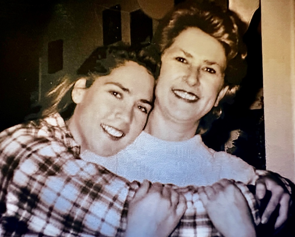 Maj. Sumner with mother