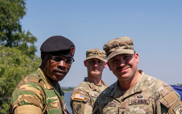 Staff Sgt. Stephan Knight reenlists at African Land Forces Summit 2024