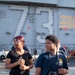 Future Sailors visit USS George Washington in Mayport, Florida