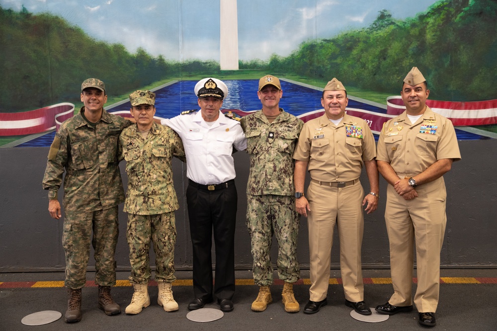 George Washington Hosts 4th Fleet Foreign Liaison Officers